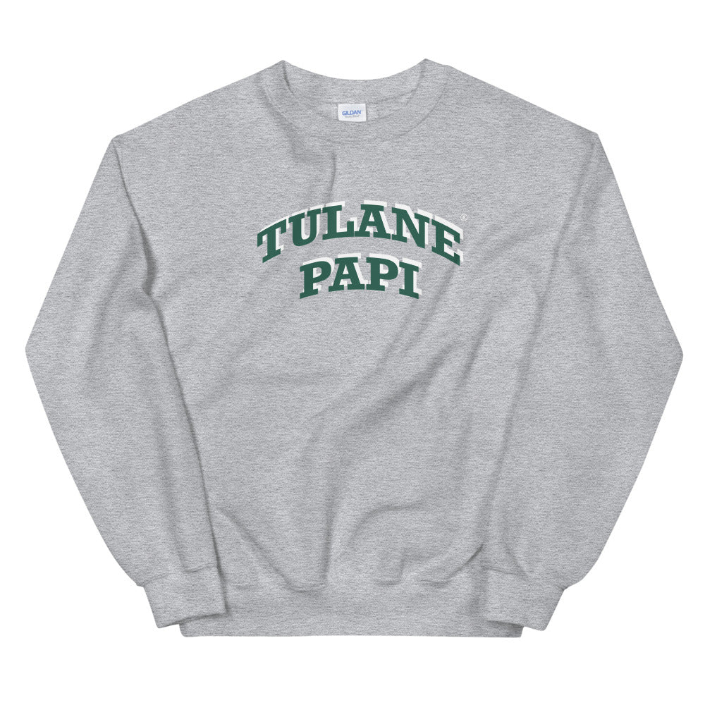 Tulane Papi Flex Sweatshirt Gray All Season Apparel