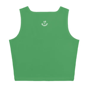 Notre Dame Daddy Crop Tank Green