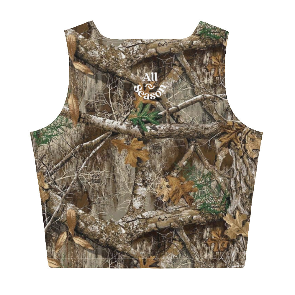 
                
                    Load image into Gallery viewer, WVU Camo Crop Tank
                
            