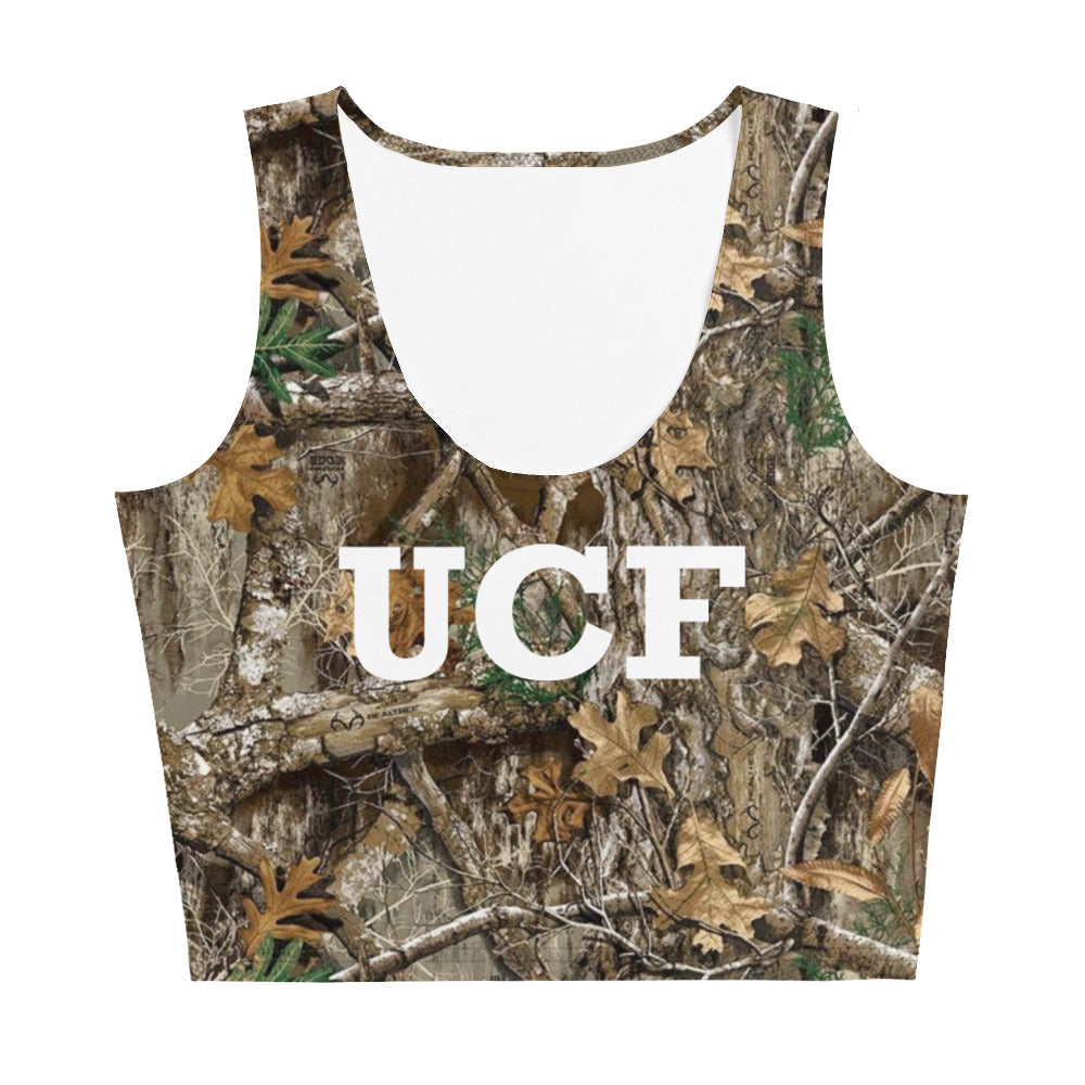 camo crop tank