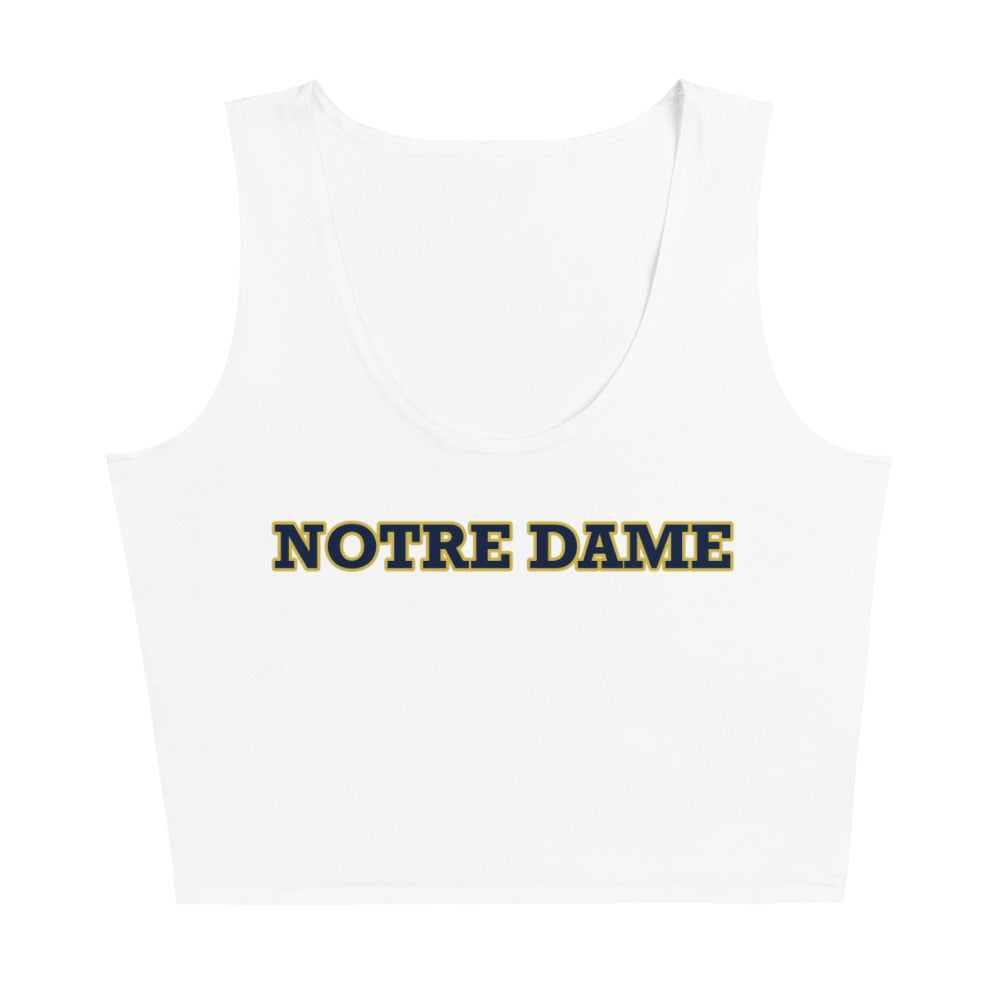 Notre Dame Crop Top