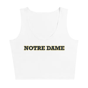 Notre Dame Crop Top