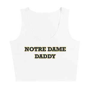 
                
                    Load image into Gallery viewer, Notre Dame Daddy Crop Tank
                
            