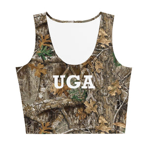 UGA Camo Crop Tank