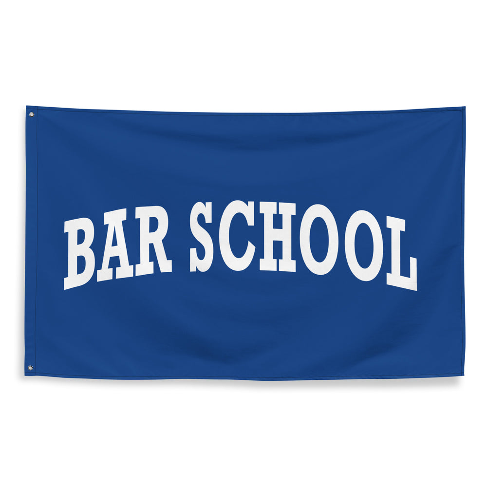 Bar School Flag Blue