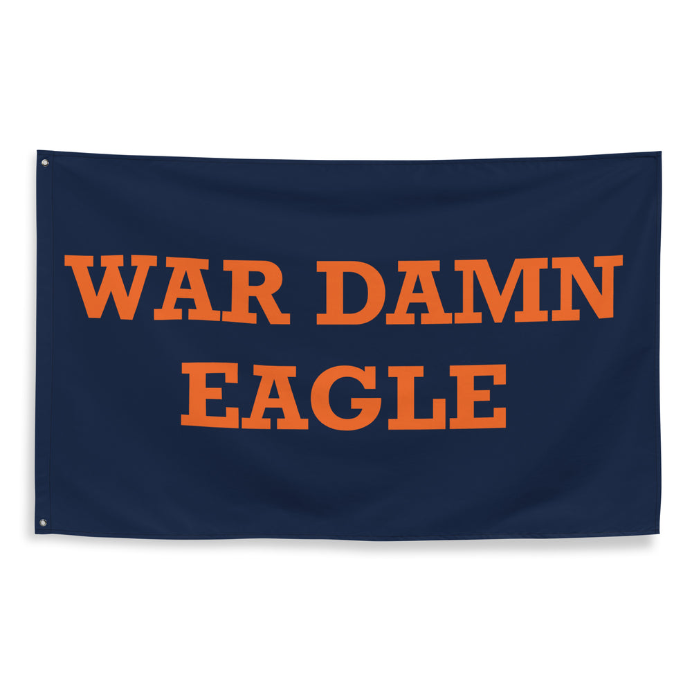 Auburn War Damn Eagle Flag