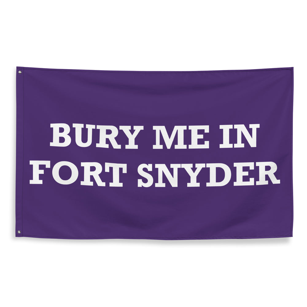 Bury Me in Fort Synder Kansas State KSU Flag
