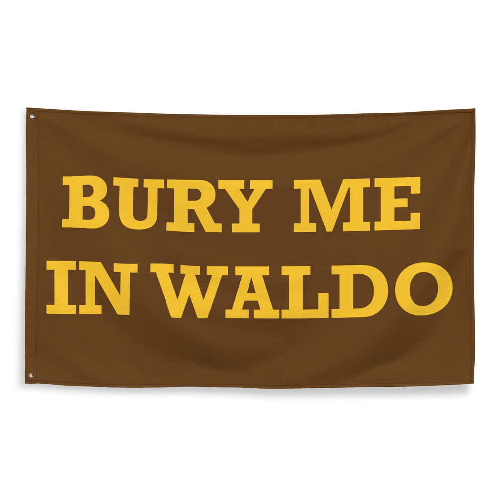 Bury Me In Waldo Western Michigan WMU Flag
