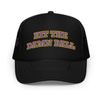 Hit the Damn Ball Trucker Hat Purple