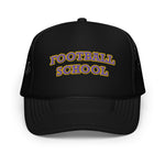 Football School Trucker Purple Gold