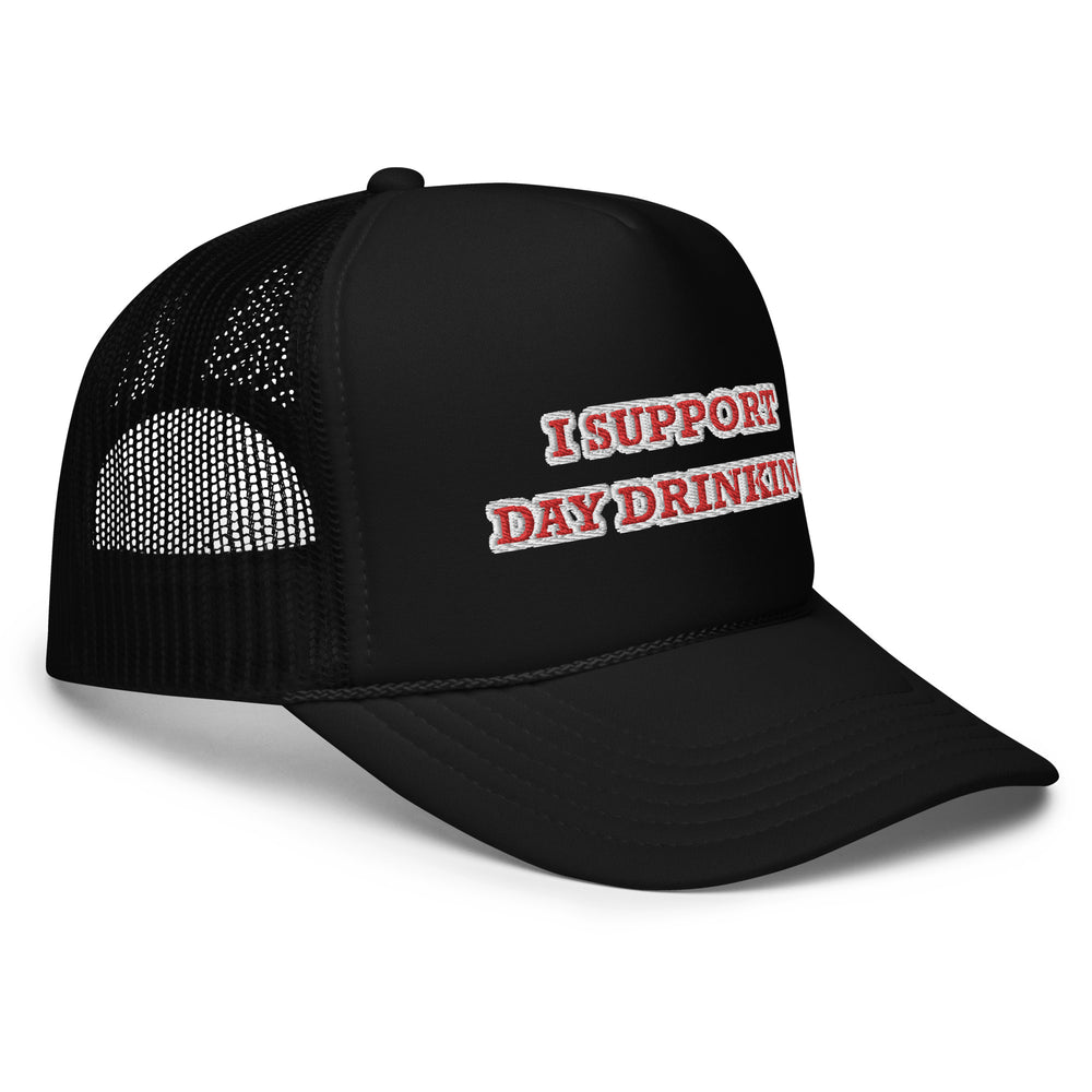 Day Drinking Trucker Hat Red