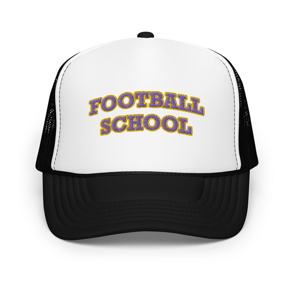 Football School Trucker Purple Gold