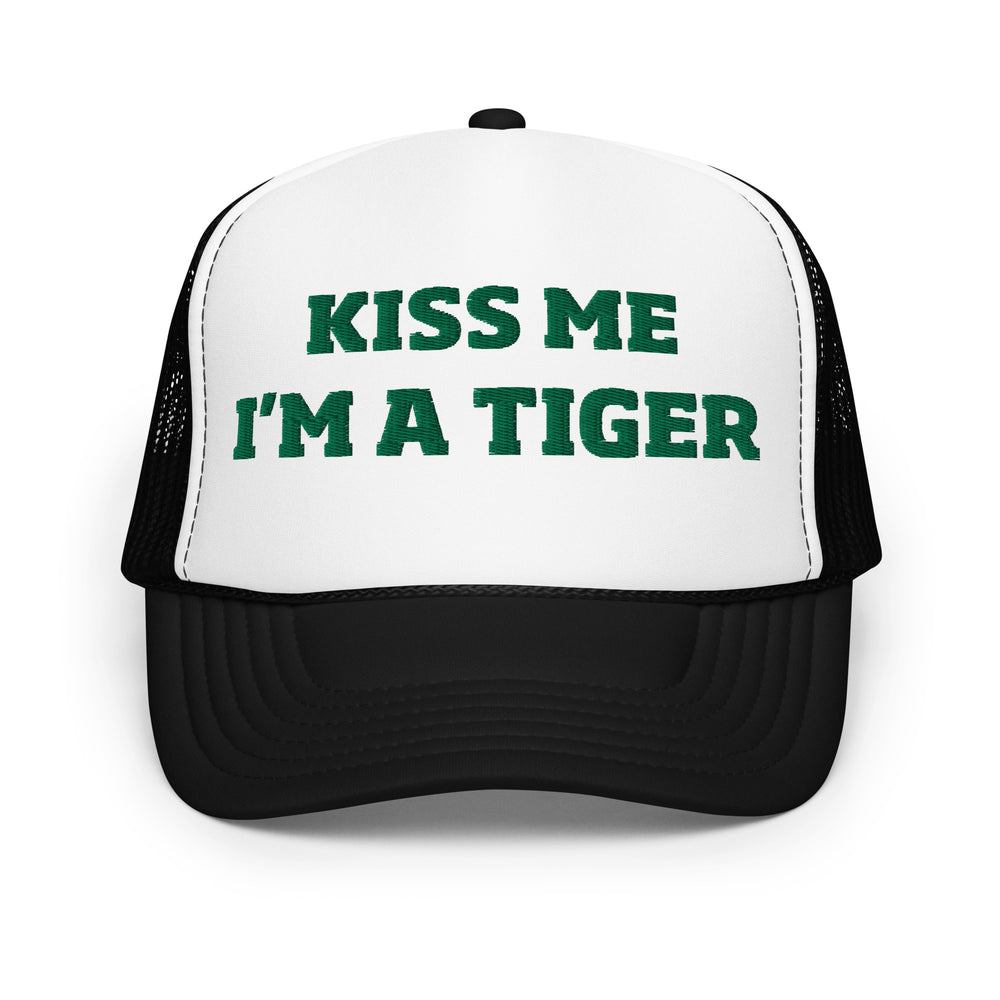 St. Paddy's  Kiss Me Tiger Trucker Hat