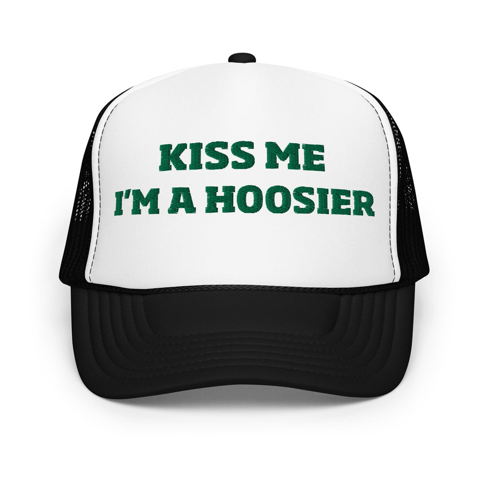 St. Paddy's Kiss Me Indiana Hoosier Trucker Hat