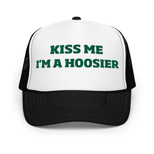 St. Paddy's Kiss Me Indiana Hoosier Trucker Hat