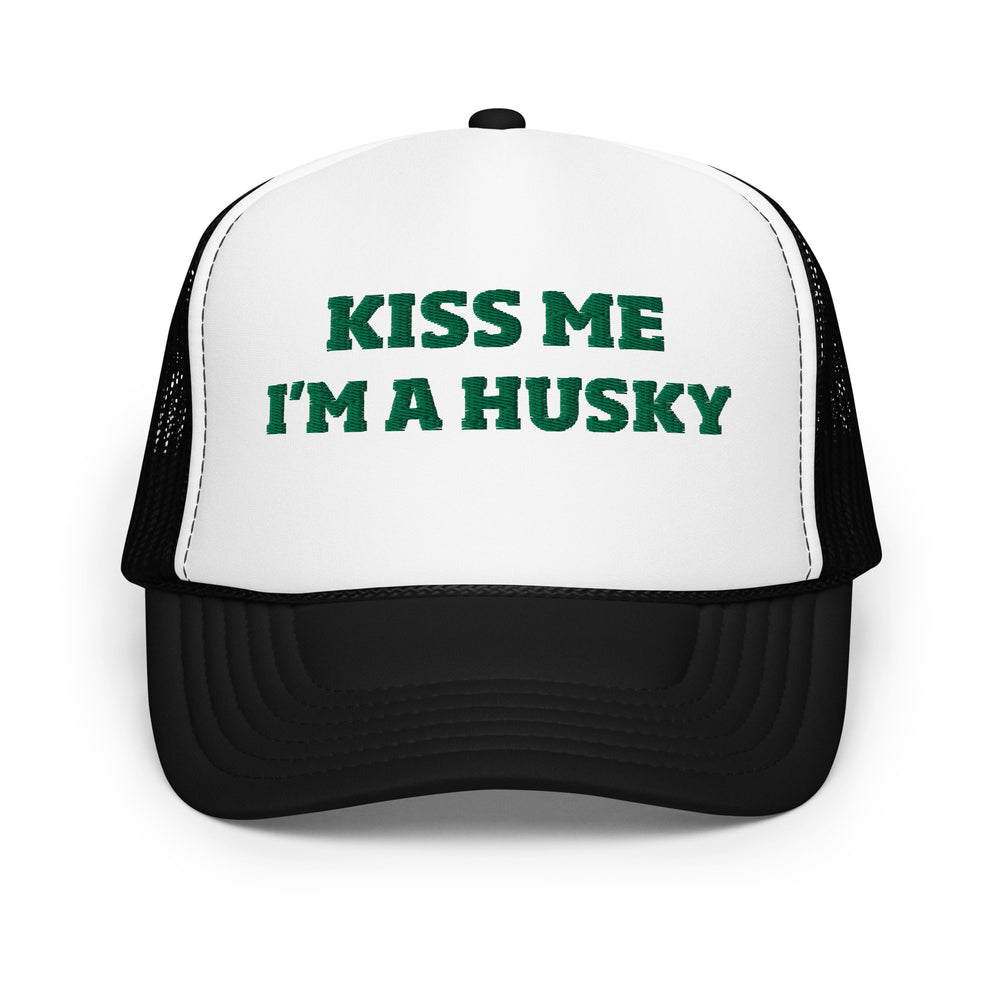 St. Paddy's Kiss Me Huskies Trucker Hat