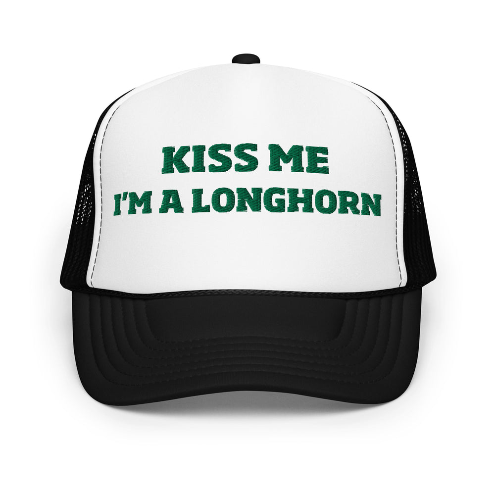 St. Paddy's Kiss Me Texas Longhorn Trucker Hat