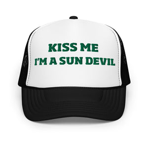 St. Paddy's  Kiss Me Arizona State ASU Trucker Hat