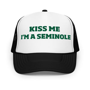 St. Paddy's  Kiss Me FSU Florida State Trucker Hat