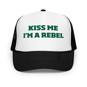 St. Paddy's Kiss Me Rebel Trucker Hat