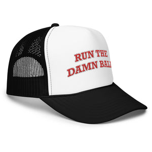 Run the Damn Ball Trucker Hat Red