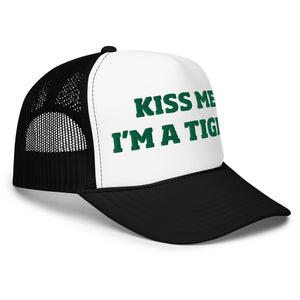 St. Paddy's  Kiss Me Tiger Trucker Hat