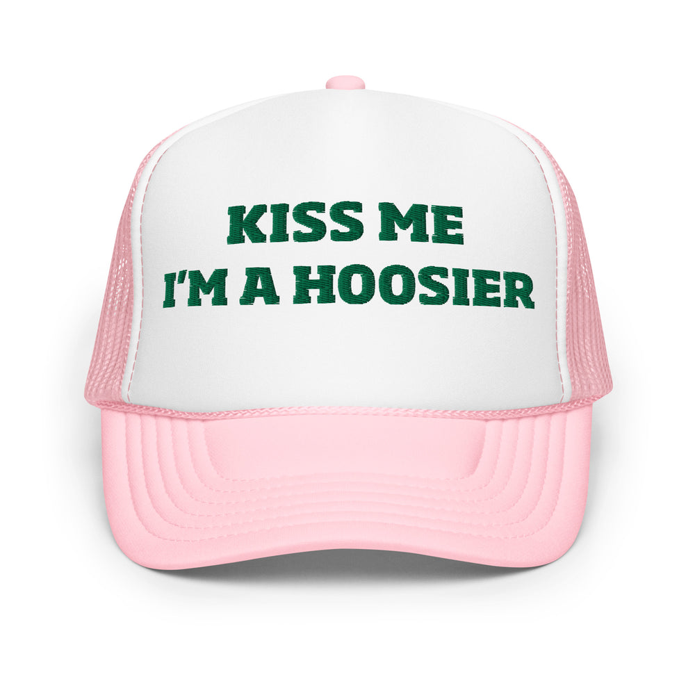 St. Paddy's Kiss Me Indiana Hoosier Trucker Hat