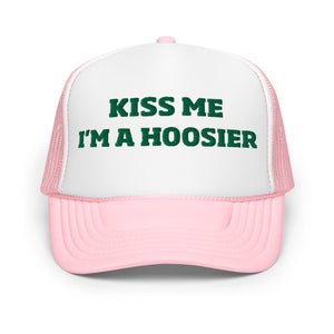 St. Paddy's Kiss Me Indiana Hoosier Trucker Hat