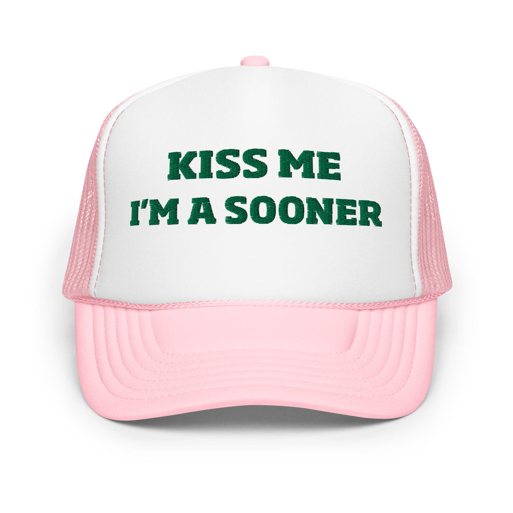 St. Paddy's Kiss Me Oklahoma Sooner Trucker Hat