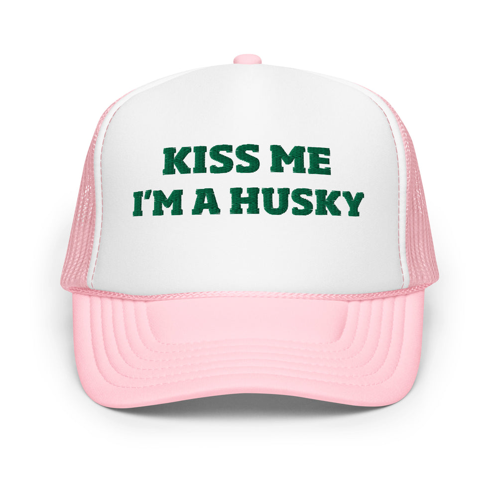 St. Paddy's Kiss Me Huskies Trucker Hat