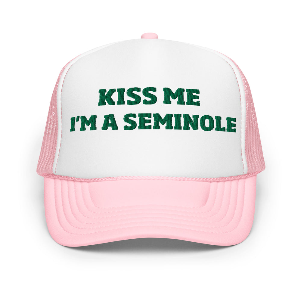 St. Paddy's  Kiss Me FSU Florida State Trucker Hat