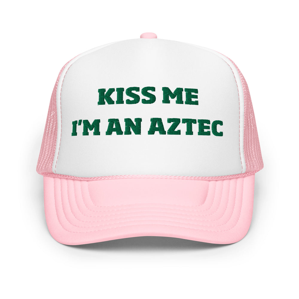 St. Paddy's Kiss Me Aztec Trucker Hat