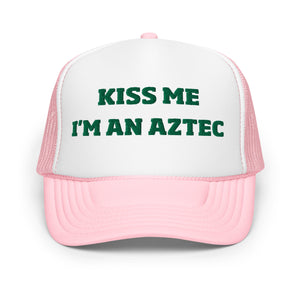 St. Paddy's Kiss Me Aztec Trucker Hat