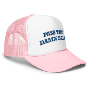 
                
                    Load image into Gallery viewer, Pass the Damn Ball Trucker Hat Blue
                
            