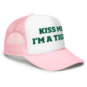 St. Paddy's  Kiss Me Tiger Trucker Hat