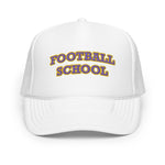 Football School Trucker Purple Gold