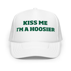 St. Paddy's Kiss Me Indiana Hoosier Trucker Hat