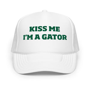 St. Paddy's  Kiss Me Florida Gator Trucker Hat