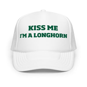 St. Paddy's Kiss Me Texas Longhorn Trucker Hat