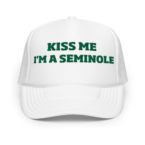 St. Paddy's  Kiss Me FSU Florida State Trucker Hat