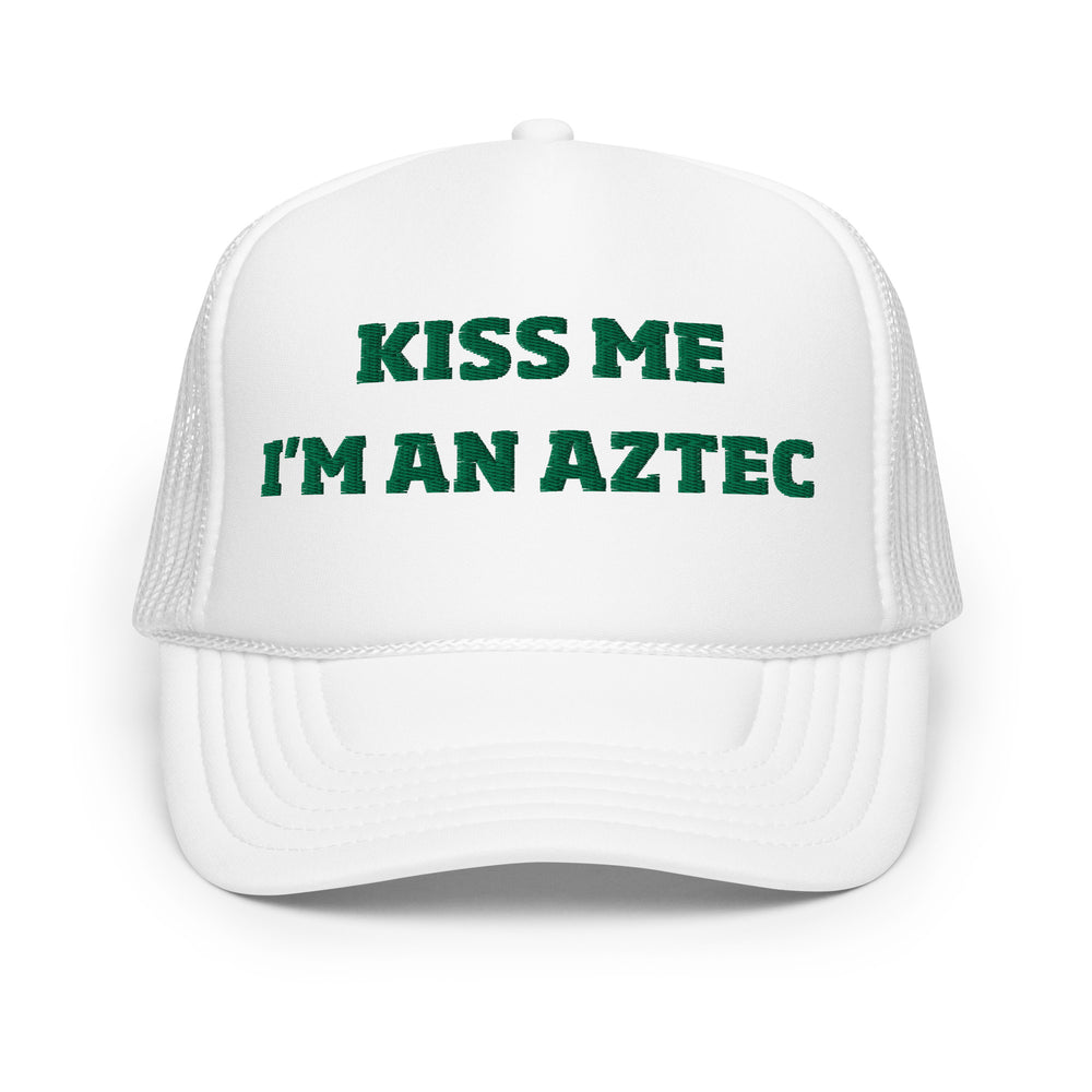 St. Paddy's Kiss Me Aztec Trucker Hat