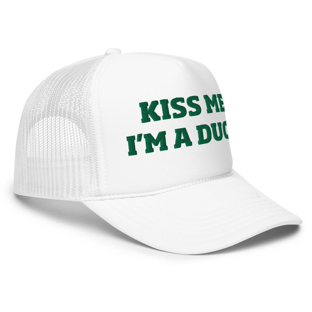 St. Paddy's Kiss Me Duck Oregon Trucker Hat