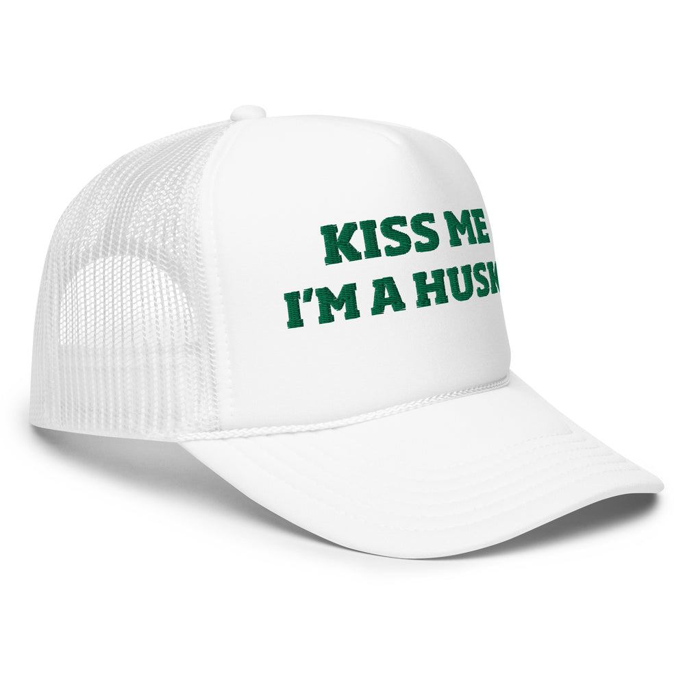 St. Paddy's Kiss Me Huskies Trucker Hat