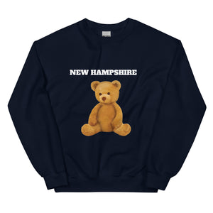 New Hampshire Teddy Bear Sweatshirt