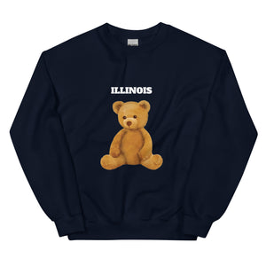 Illinois Teddy Bear Sweatshirt