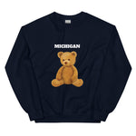 Michigan Teddy Bear Sweatshirt