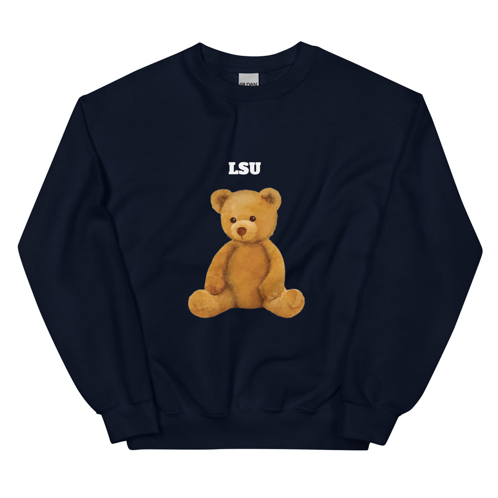 LSU Teddy Bear Sweatshirt