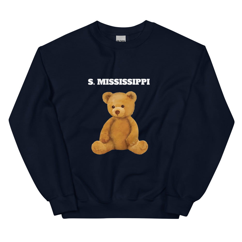 S. Mississippi Teddy Bear Sweatshirt