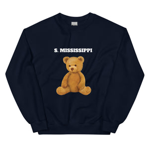 S. Mississippi Teddy Bear Sweatshirt