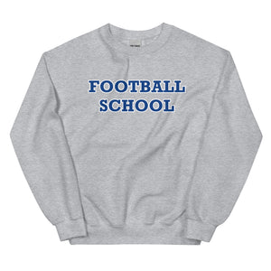 Football School Sweatshirt Blue